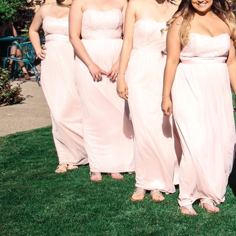 David’s bridal bridesmaids dress